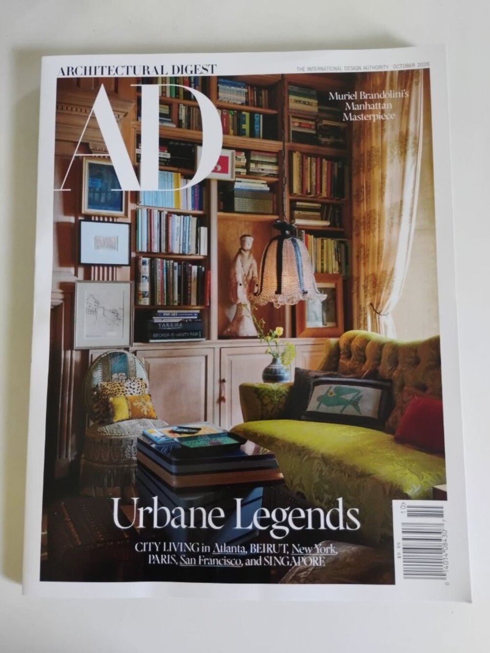 Architectural Digest magazine October 2026 Urbane Legends